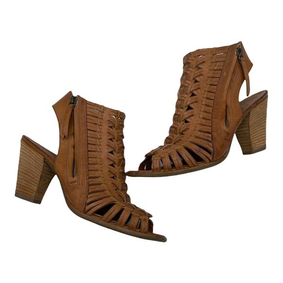 Paul Green Rosa Woven Sandals - Brown - US 9 - Picture 7 of 14